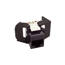 FND UTANPÅLIGGANDE 2XRJ45 CAT6 DATAUTTAG SVART PORSLIN