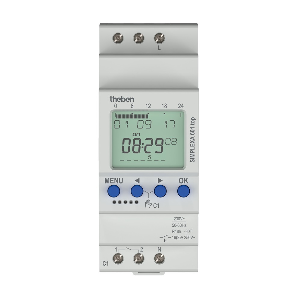 THEBEN SIMPLEXA 601 DIGITAL TIMER MED VECKOSCHEMA