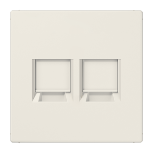 JUNG LS IVORY 2XRJ45 CAT6 DATAUTTAG