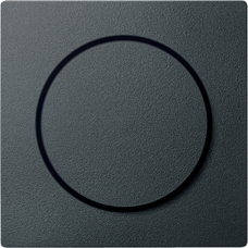 MERTEN ANTHRACITE CENTRAL PLATE WITH ROTARY KNOB  (DELIVERY 1-3 WEEKS)