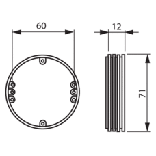 PMR94 PÅBYGGNADSRING 13 MM