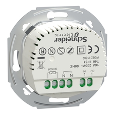 RENOVA UPPKOPPLAD TERMOSTAT, ELEKTRONISK, 16A, GOLV, RUM, KAN STYRAS VIA WISER BY SE-APPEN, ZIGBEE 3.0, SVART