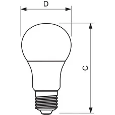 PHILIPS E27 8W 2700K A60 806LM ND LED BULB